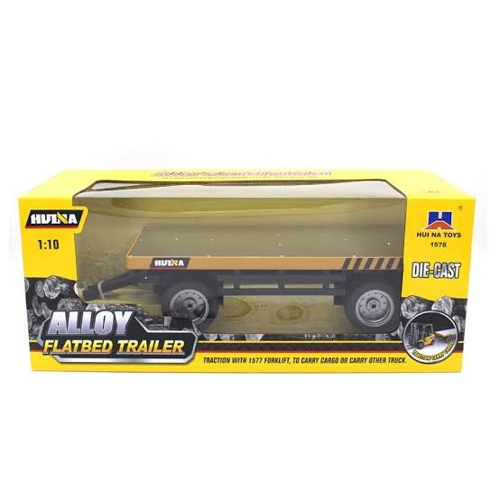 Haul It All 1/10 Scale Flatbed Trailer Ready to Roll